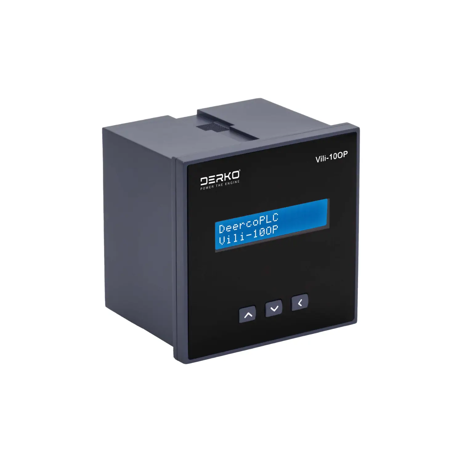 Derko Yerli Yazılım PLC VILI 12PR - Panel Tipi / Dahili Ekranlı / 10 Giriş-8 Röle Çıkış / 2 Analog Giriş