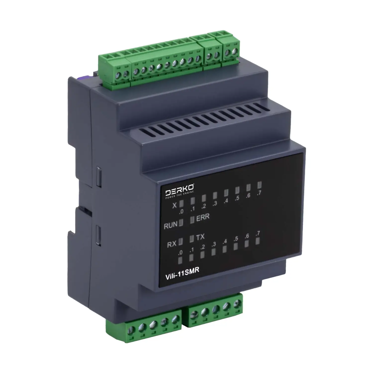 Derko Yerli Yazılım PLC VILI 11SMR - Dijital Genişletme Modülü / 8 Giriş-8 Röle Çıkış