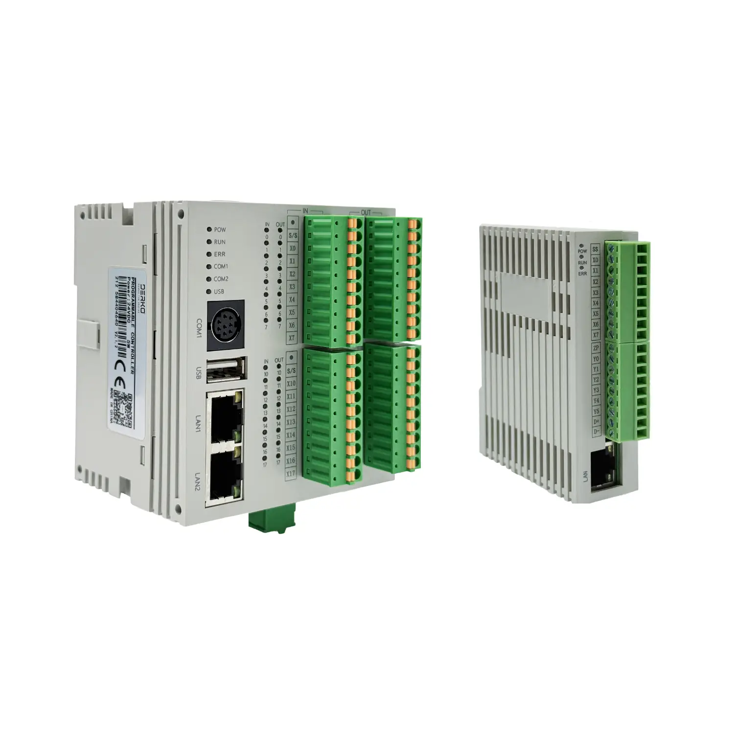 Derko DXP-14D2 - 8 Giriş / 6 DO (Röle) / RS232-RS485 Haberleşme / 50K-200K Hızlı Giriş-Çıkış