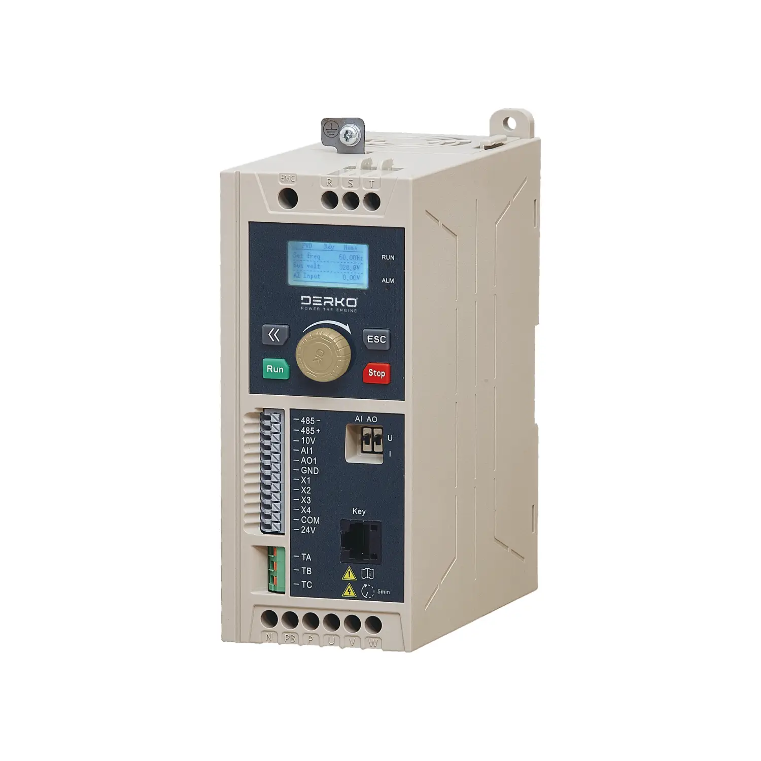 Derko AF20 Serisi 22kW 380V AC Genel Kullanım Motor Hız Kontrol Cihazı İnverter VFD Frekans Konvertörü