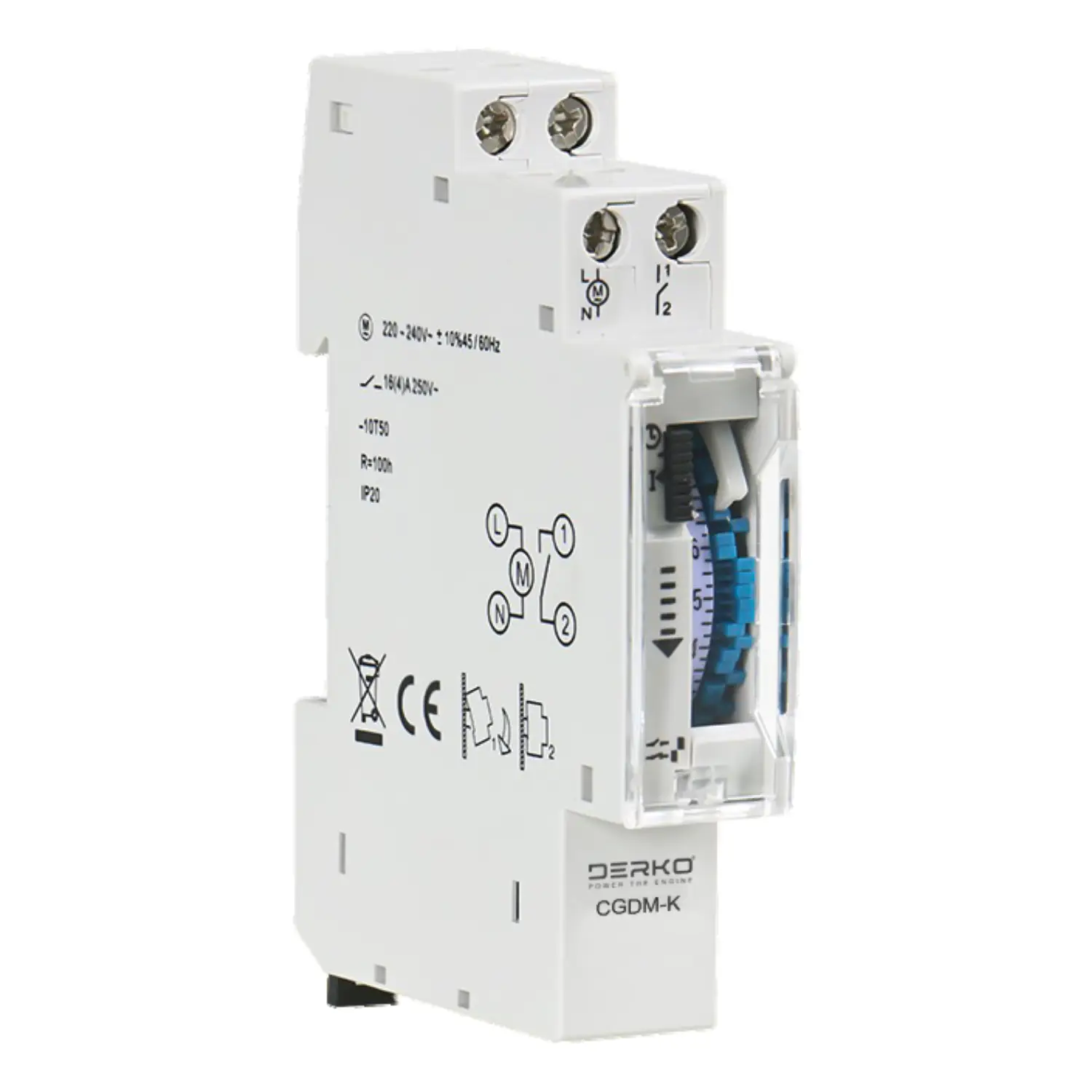 Derko OTOMAT TİPİ ZAMAN SAATİ (MEKANİK TİP)