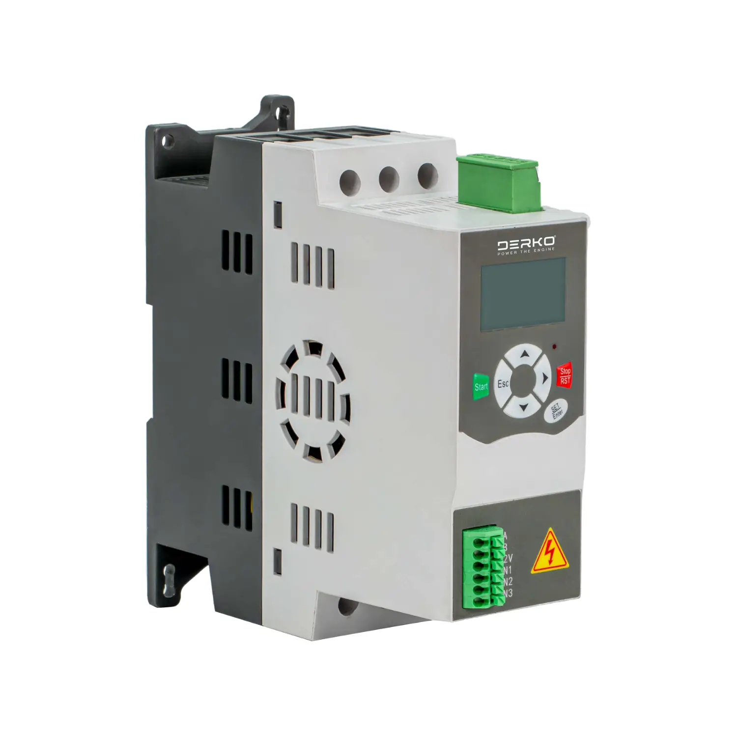 Derko 11KW Kompakt Eko Seri Dahili Bypass Kontrollü Motor Yumuşak Kalkış Yol Verici SoftStarter Dijital Ekran Türkçe Menü