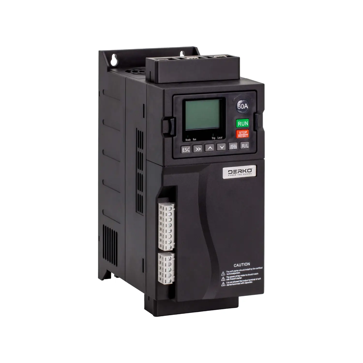 Derko 22KW Dahili Tristör Kontrollü Motor Yumuşak Kalkış Yol Verici SoftStarter Dijital Ekran Türkçe Menü