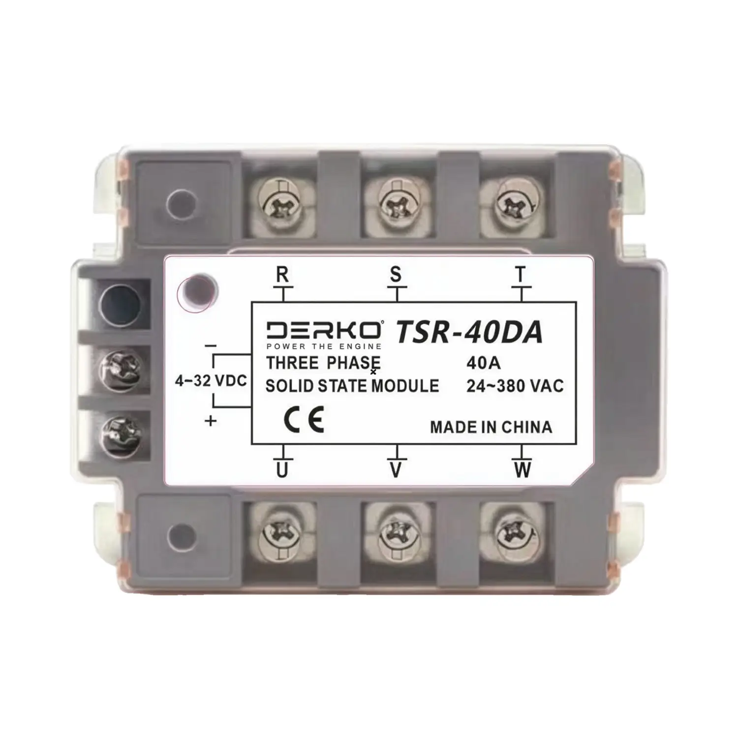 Derko SOLID STATE Röle (SSR) 3 KUTUP 100A 4-32 VDC GİRİŞ 24-380 VAC ÇIKIŞ
