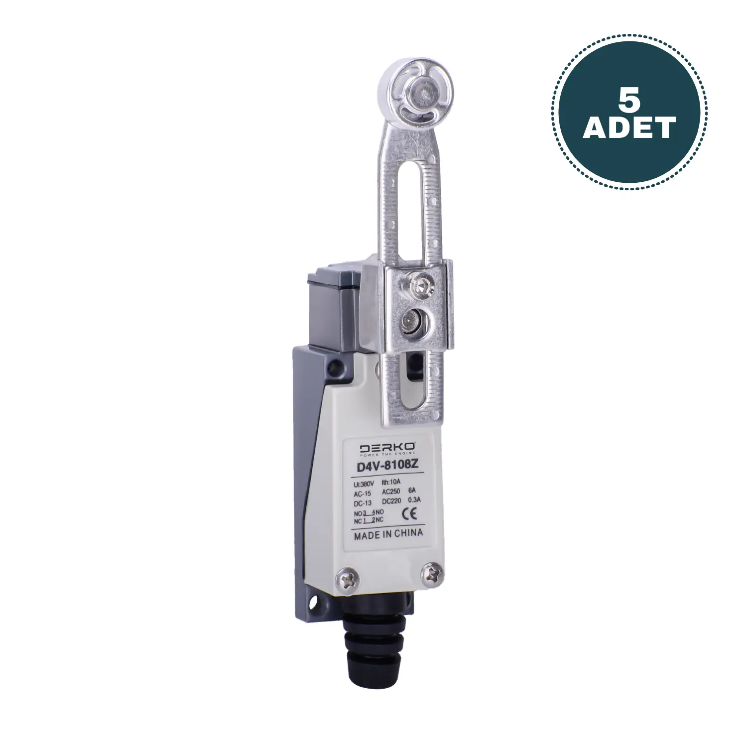 Derko 5 adet Limit Siviç D4V8108Z,AÇISAL METAL MAKARA