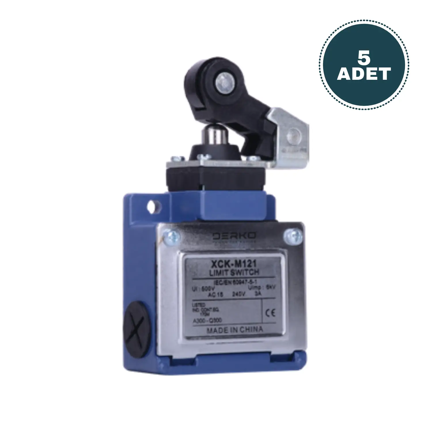 Derko 5 adet Limit Siviç XCKM121,AÇISAL PLASTİK UÇ