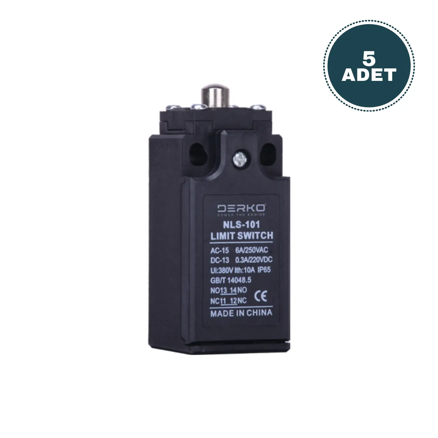 Derko 5 Adet Limit Siviç NLS101,PİM