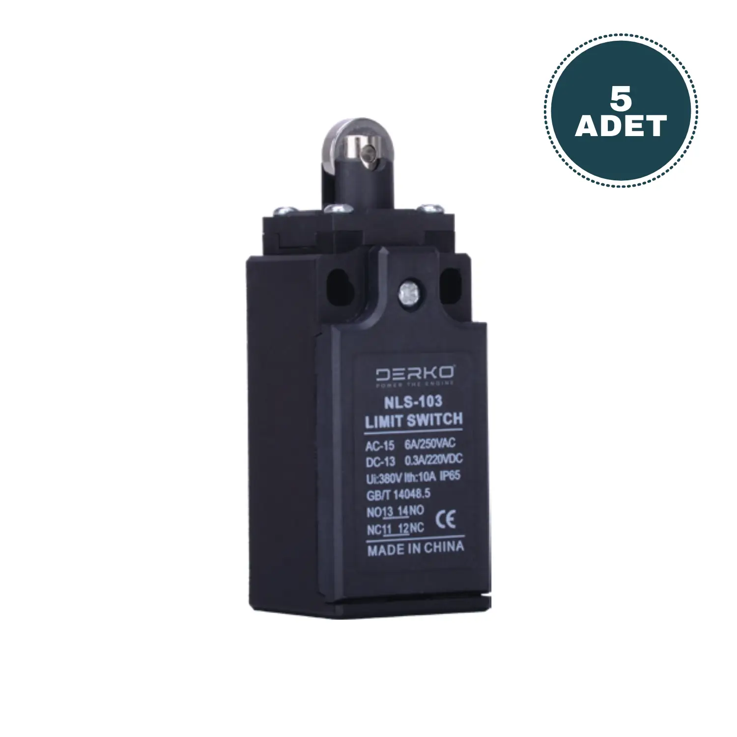 Derko 5 Adet Limit Siviç NLS103,DOĞRUSAL METAL MAKARA