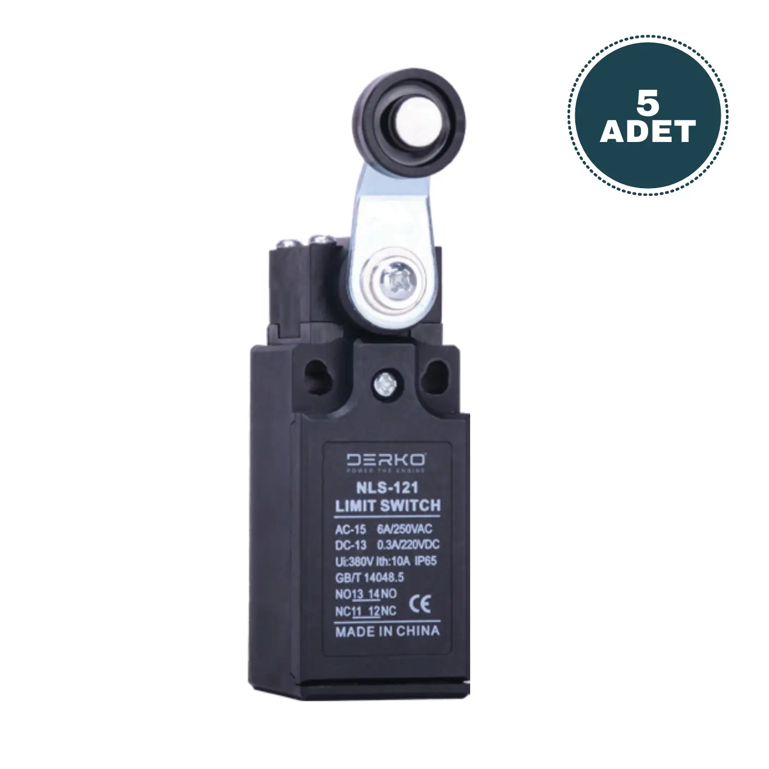 Derko 5 Adet Limit Siviç NLS121,AÇISAL PLASTİK MAKARA