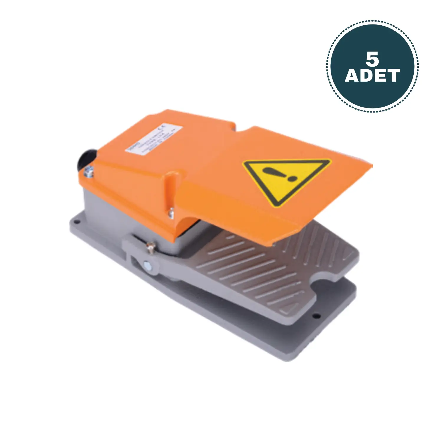 Derko 5 Adet Limit Siviç LT4,KABLOSUZ KORUMA KAPAKLI AYAK PEDALI