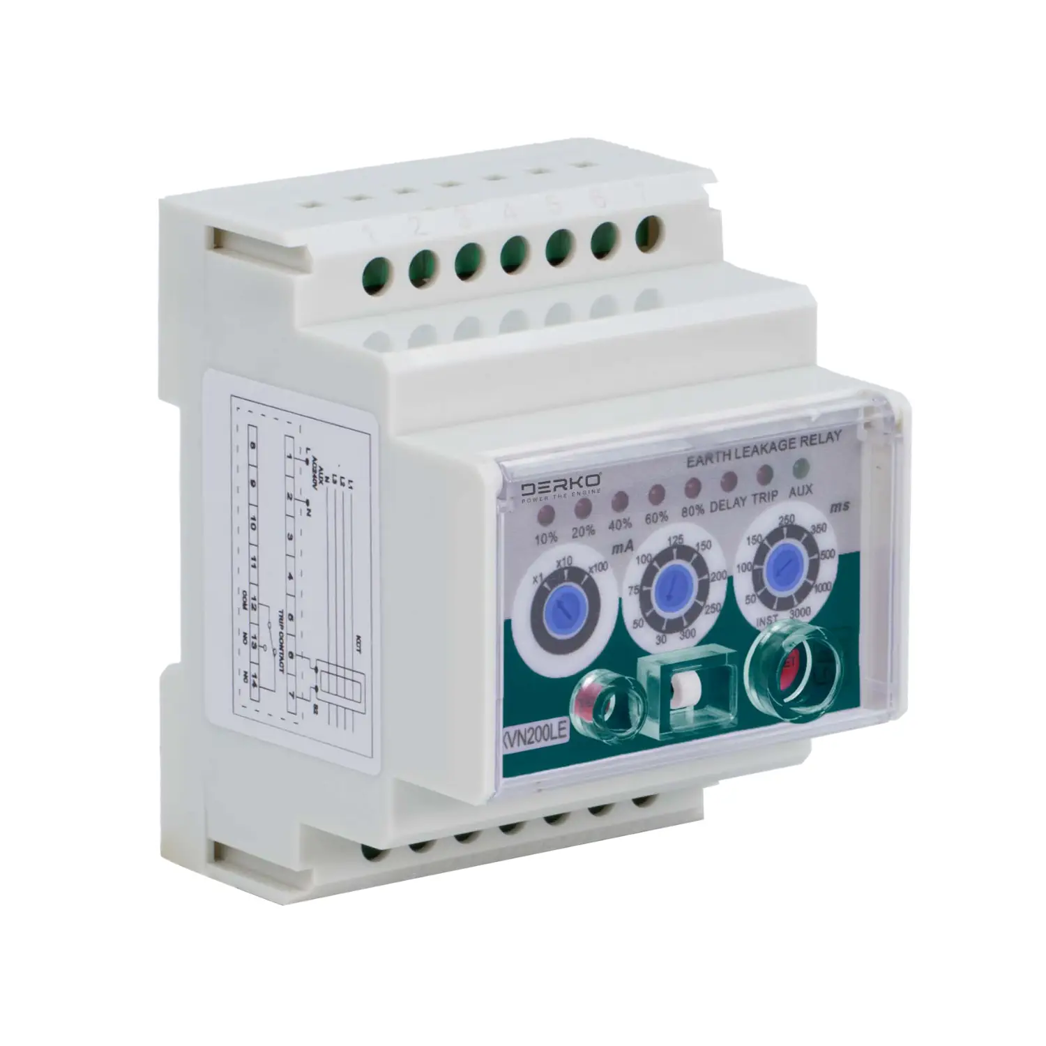 Derko KAÇAK AKIM ALGILAMA RÖLELERİ GENİŞ TİP