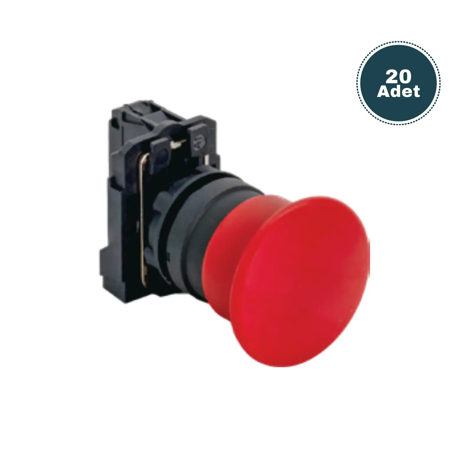 Derko 20 adet ACİL STOP BUTONU 1NK (KAPALI)