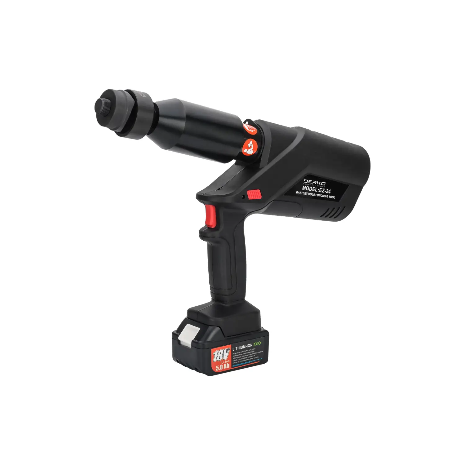 Derko Panç Delme Patlatma Pense Seti Elektrik Hidrolikli 22-60 mm ye kadar Çift Bataryalı