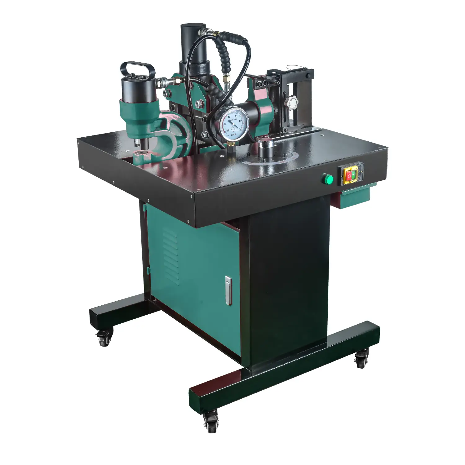 Derko Bakır Bara İşleme Tezgahı Delme Kesme Bükme  3'ü 1 arada 150mm 0,75KW 220V Motorlu