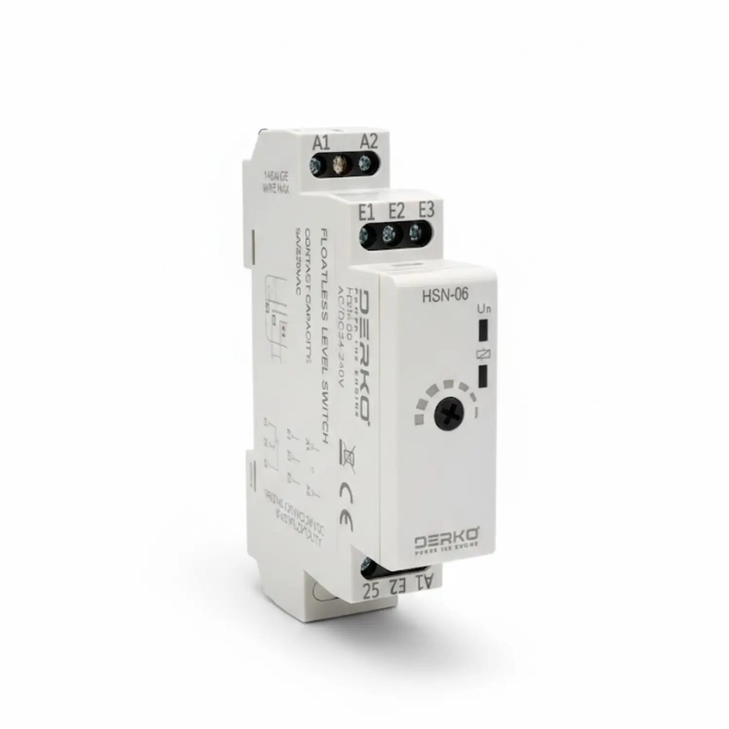 Derko HSN-06 AC/DC 24-240V Beslemeli İnce Kasa