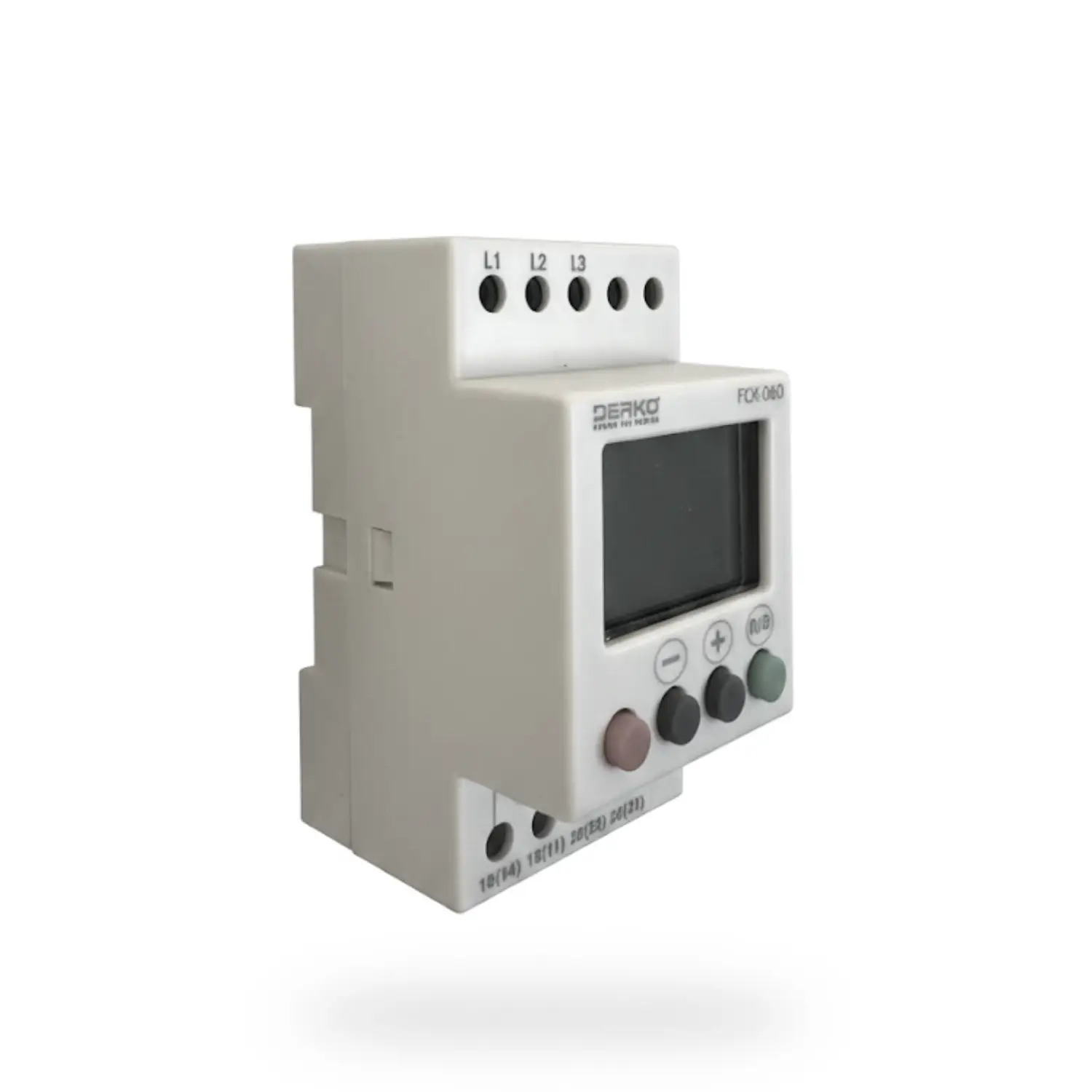 Derko Gerilim Kontrol Rölesi Yüksek Düşük Gerilim Koruma Faz Sırası Faz Yokluğu Hata Bekleme Süresi Dijital Ekran  YENİ SERİ (FCK-06G)