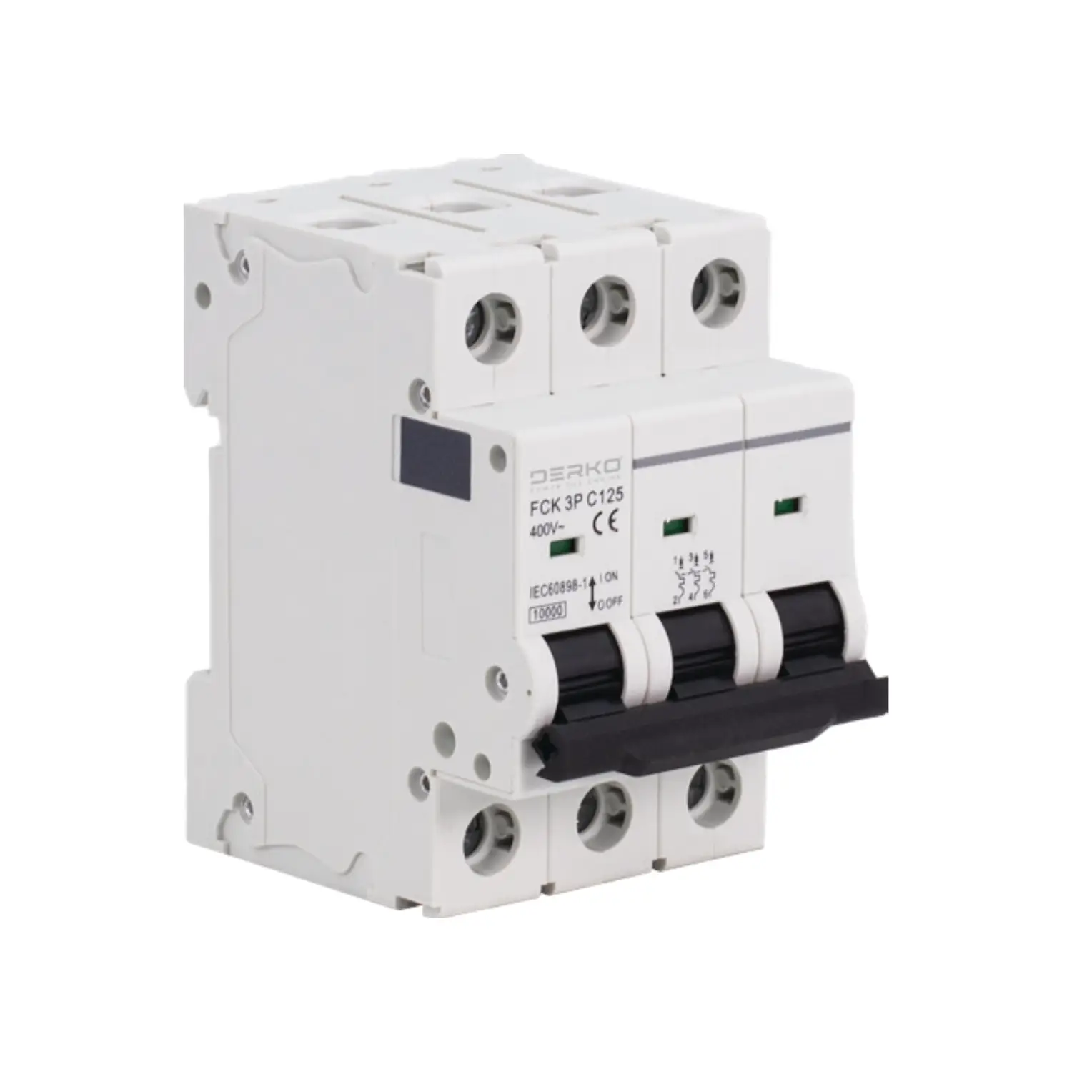Derko 3 Kutup 10kA C80 Amper Kompakt Kasa Sigorta