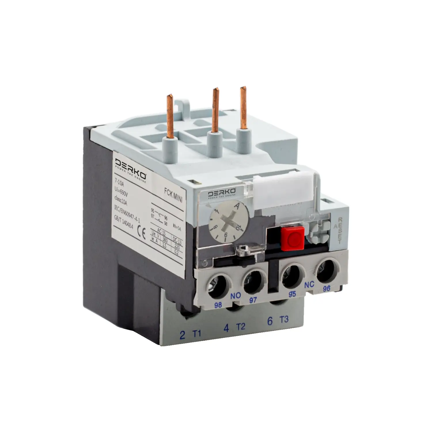 Derko Geçmeli Mini Termik 1.2-1.8 Amper 2 Adet