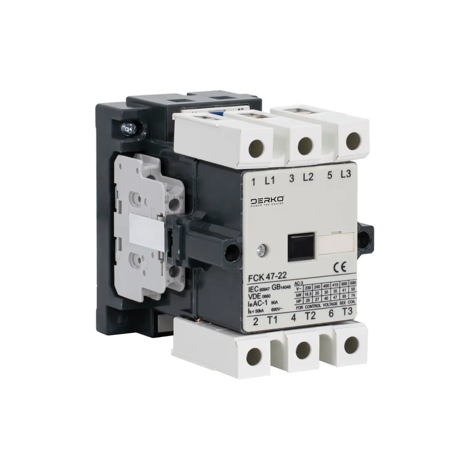 Derko 46-22 Kontaktör 220V AC