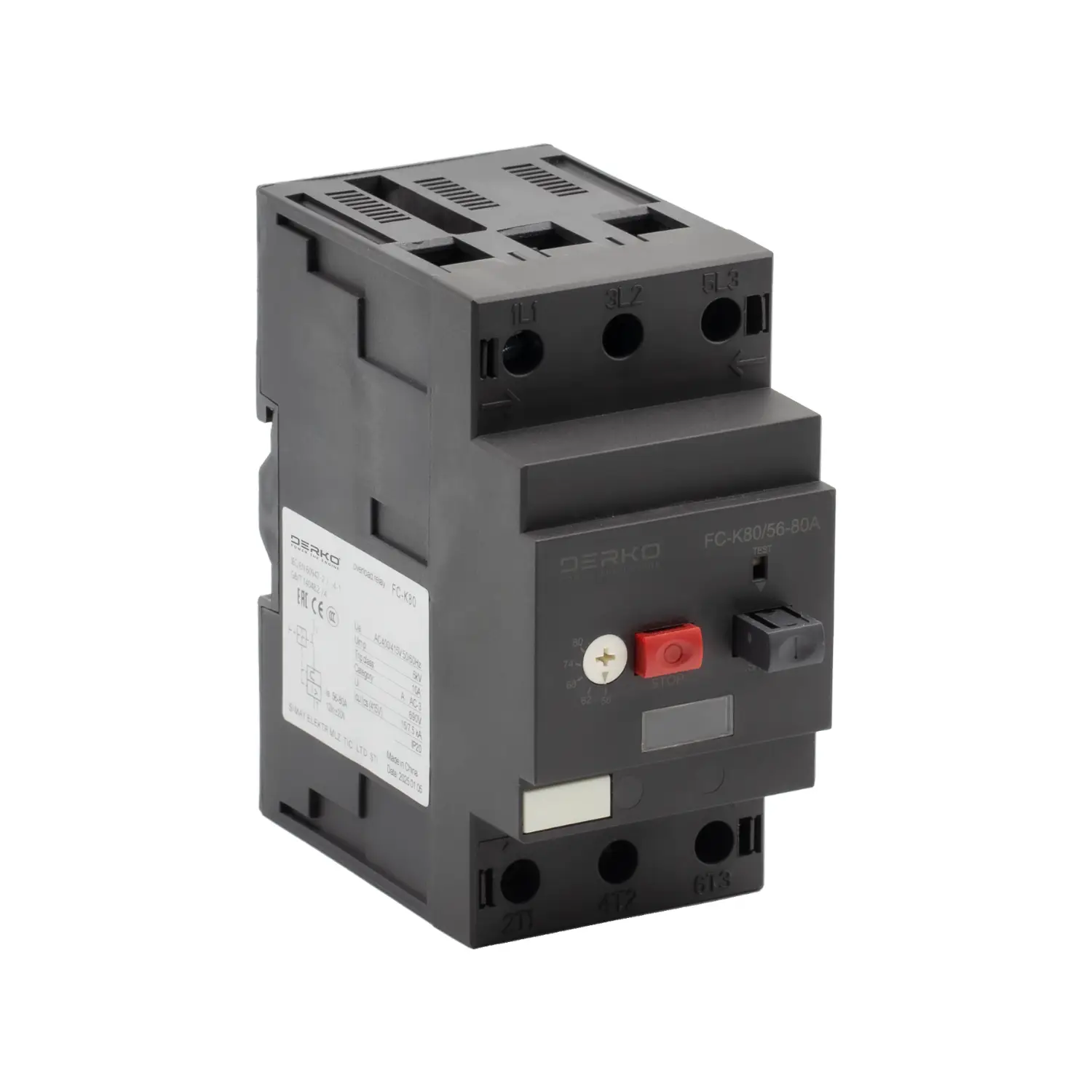 Derko 25-40 Amper Motor Koruma Şalteri