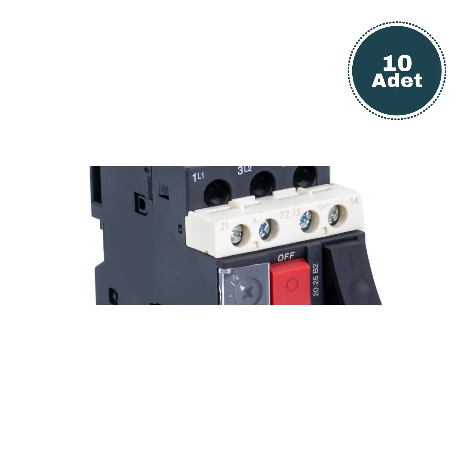 Derko Motor Koruma Şalteri Üst Yardımcı Kontak Bloğu  10 Adet