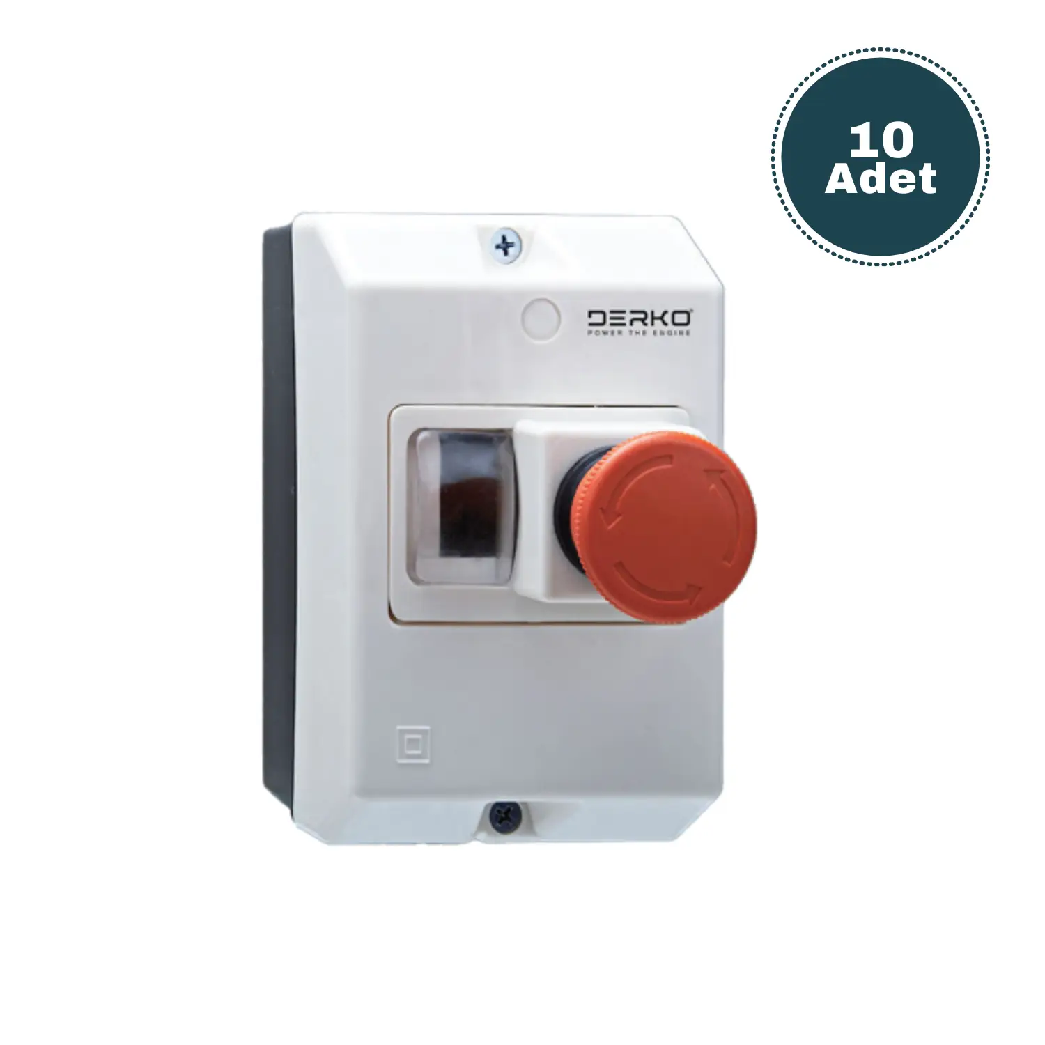 Derko ACİL STOP BUTONLU SU GEÇİRMEZ MOTOR KORUMA KUTUSU 5 Adet
