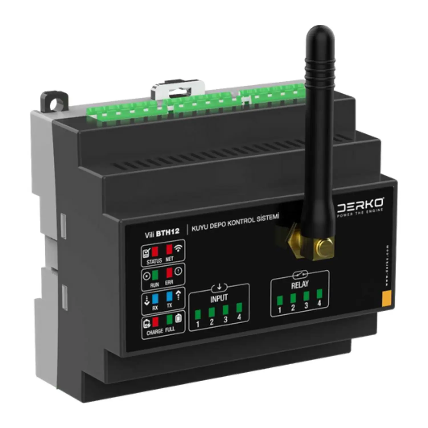 Derko 4 Girişli Telefonla Kumanda GSM Dalgıç Pompa Kontrol Bahçe Otomatik Sulama Rölesi Vana Akıllı Sera