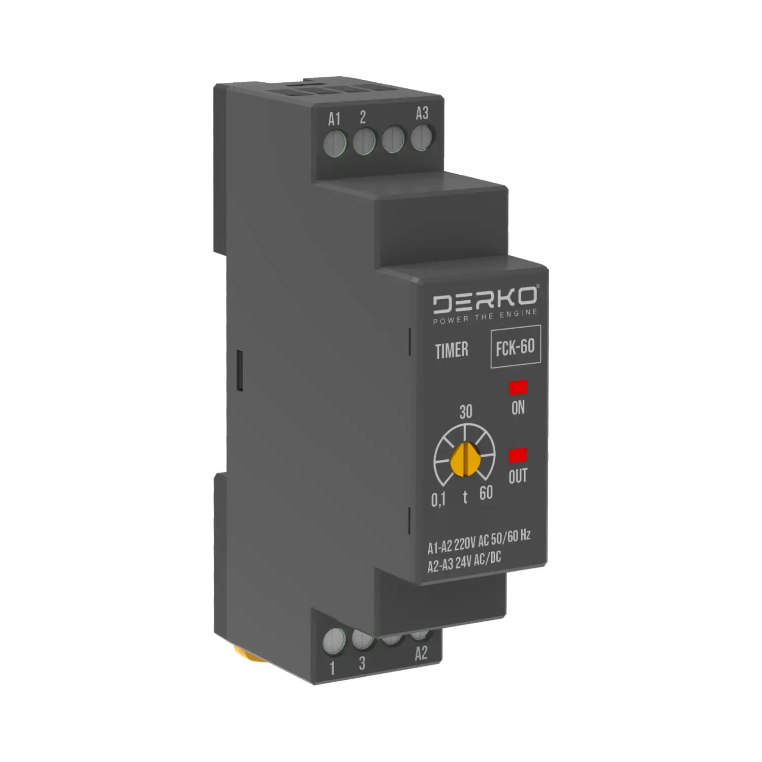 Derko Yıldız Üçgen Zaman Rölesi İnce Kasa CGDM-YU