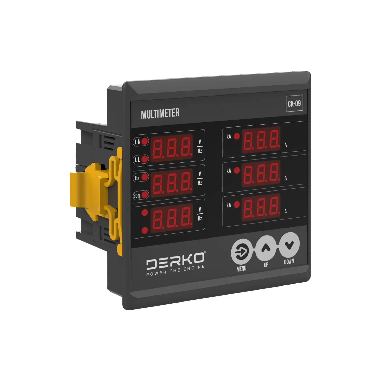 Derko Enerji İzleme Rölesi Model CA-04 Dijital Ampermetre (Ayarlanabilir)