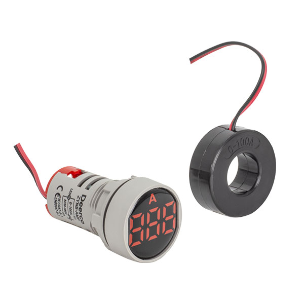 Derko Dijital Ampermetre 22mm