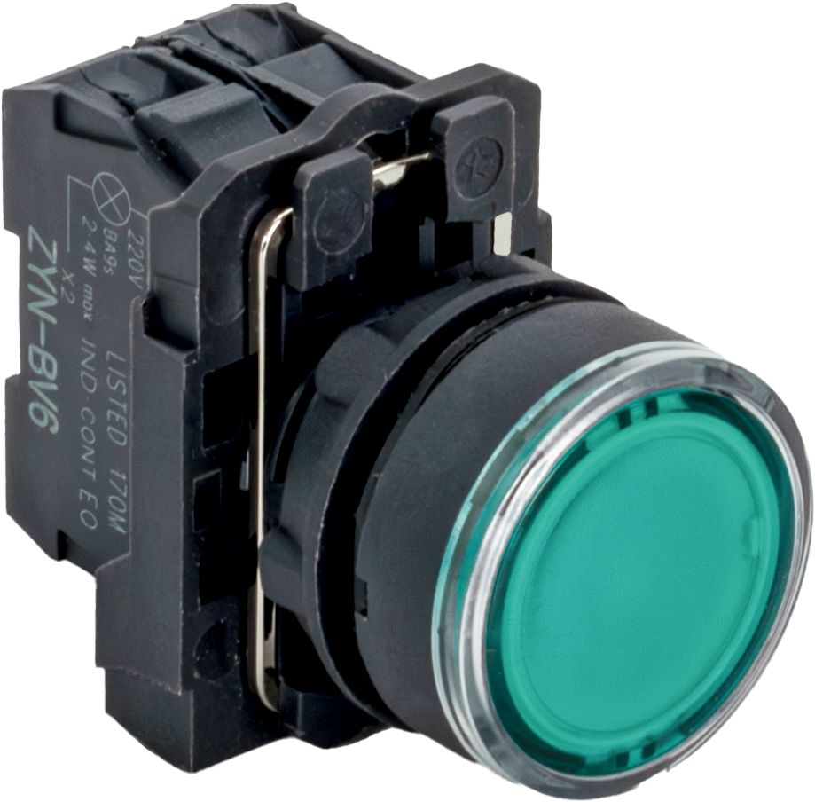 Derko Işıklı Start Buton (220V AC)