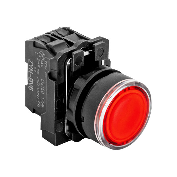 Derko Işıklı Stop Buton (220V AC)