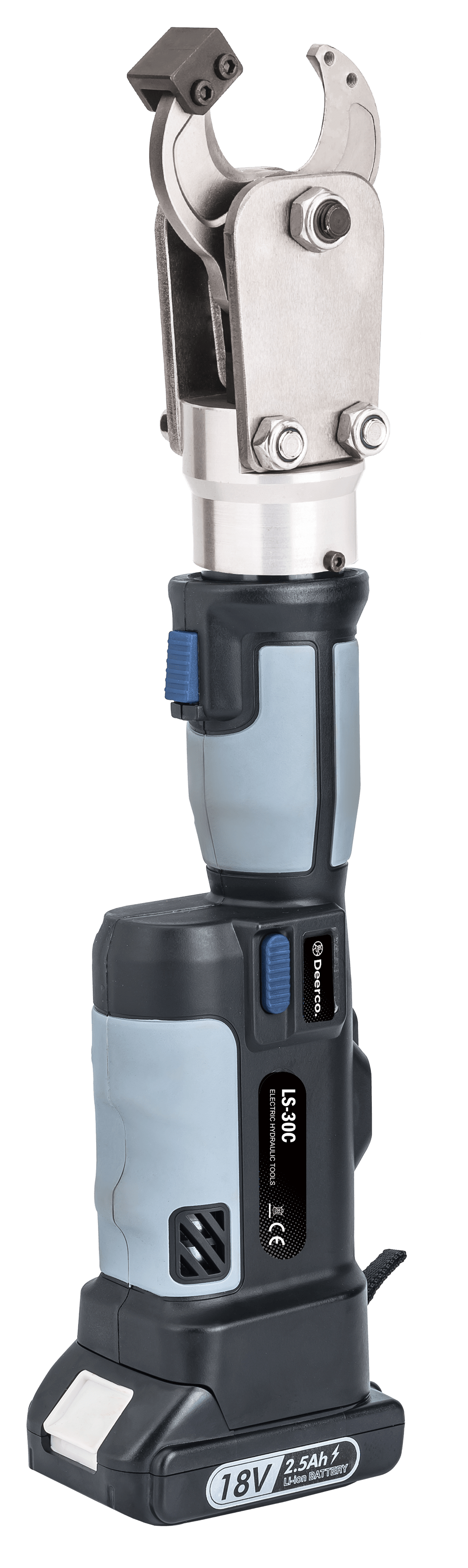 Derko Hidrolik Kablo Kesme Dijital Ekranlı Çift Bataryalı Pense